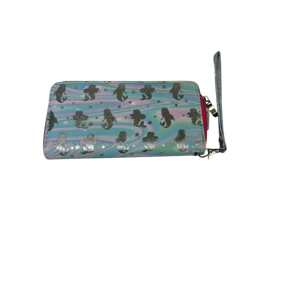 Simply Southern Wallet Womens One Size Mermaid Holographic Zip-Around - Picture 2 of 3